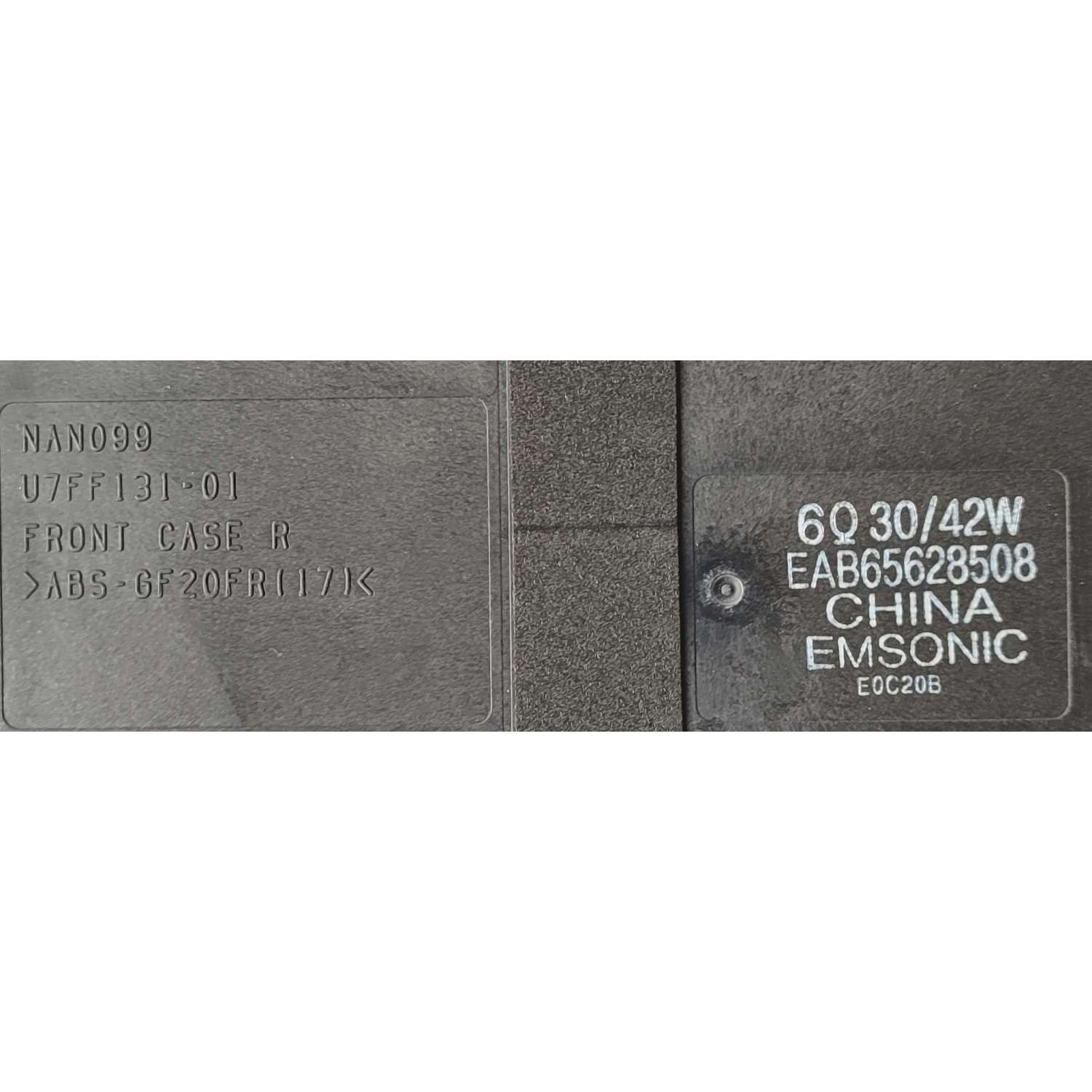 KIT DE BOCINAS PARA TV LG / NUMERO DE PARTE EAB65628508 / EAB65628507 / NAN099 / U7FF130-01 / 6Ω 30/42W / MODELO 75NANO99UNA.AUSWLJR	 - Imagen 3